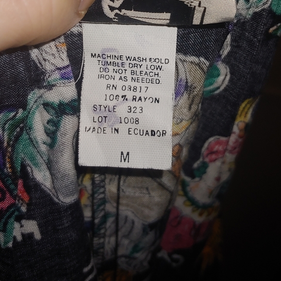 Vintage 80s Fabulous People Print Skirt - Picture 7 of 7